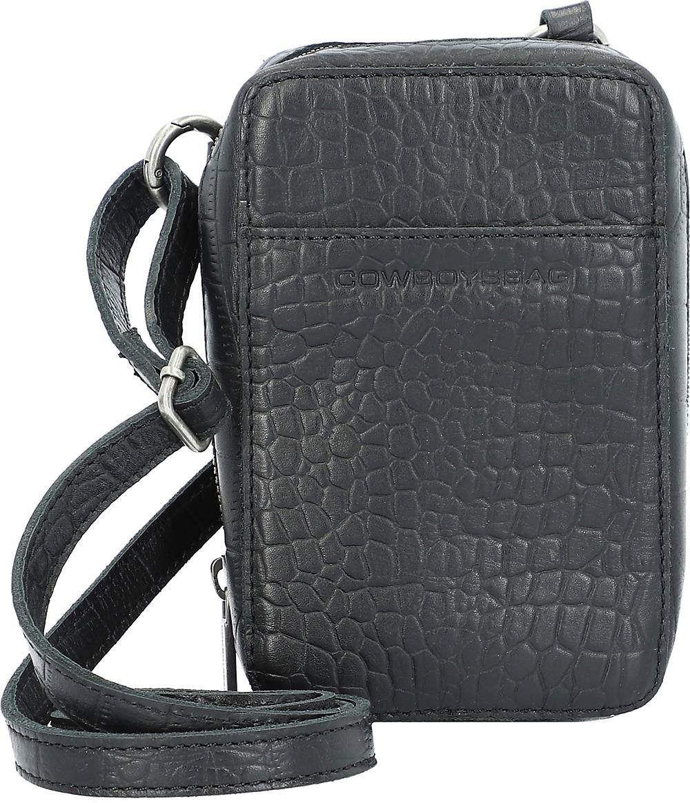 Cowboysbag, Handytasche Leder 11 Cm in schwarz, Handyhüllen & Zubehör für Damen