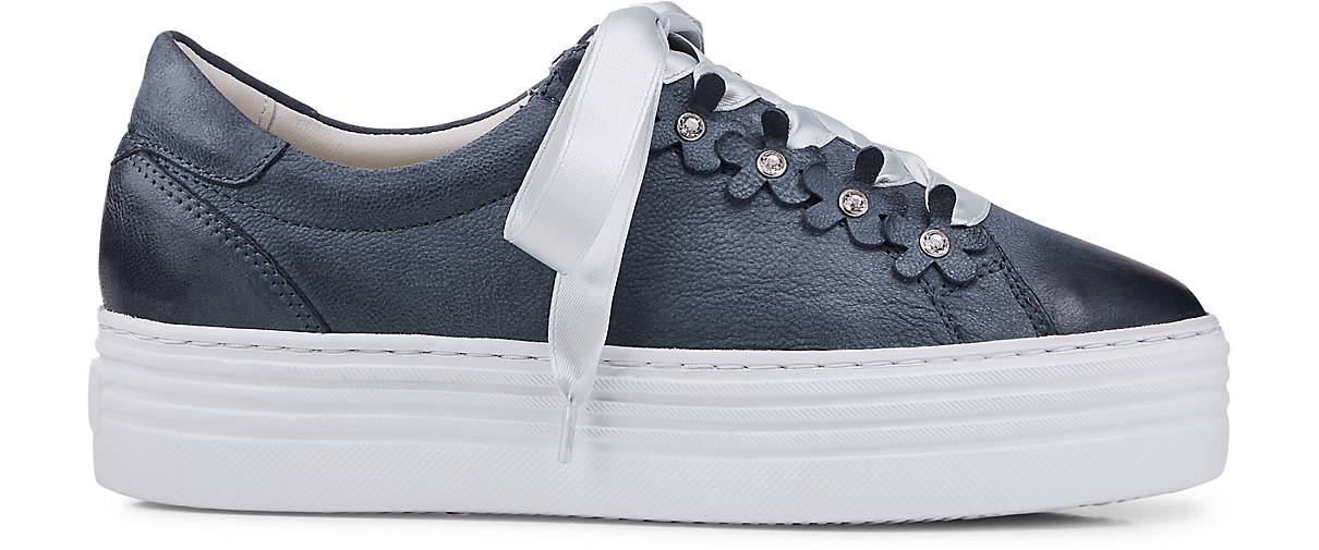 sneaker Plateau Plateau Blau Damen Damen sneaker dunkel dunkel Blau OqgqwpEf