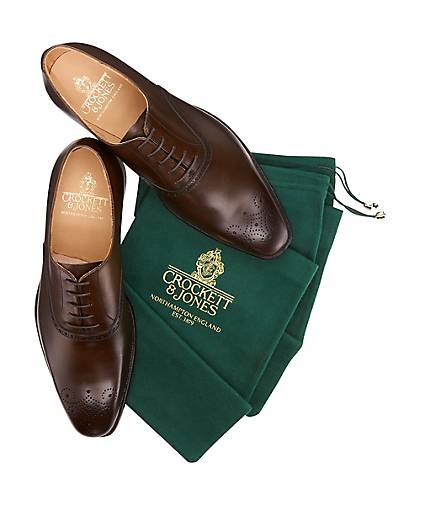 Crockett & Jones Schnürer EDGWARE in dunkelbraun bestellen - 61182602