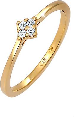 DIAMORE Ring Verlobung Klassisch Diamant 0.06 ct. 925 Silber DIAMORE Ring Verlobung Klassisch Diamant 0.06 ct. 925 Silber