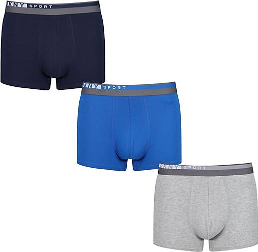 Comfneat Herren 5-Pack Big & Tall Boxershorts Baumwolle Elasthan 3XL-7XL Unterwäschen Mit Eingriff (Marineblau 5-Pack, 3XL