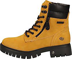 Dockers Schuhe » versandkostenfrei bestellen | GÖRTZ Dockers Schnür Boots gelb | GÖRTZ 46706802