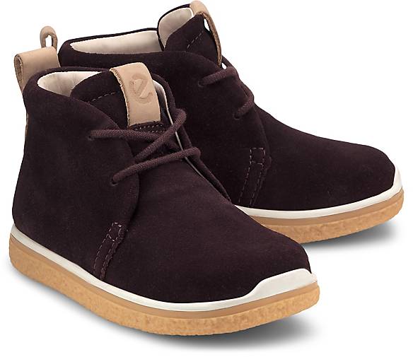Ecco Lauflerner CREPETRAY MINI in lila dunkel kaufen | GÖRTZ Fischer Schnürschuh Größe 26 lila dunkel Schuh mit