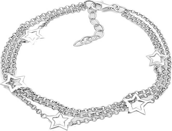 Elli Armband 3-Lagig Sterne 925 Sterling Silber in silber bestellen -  98901901
