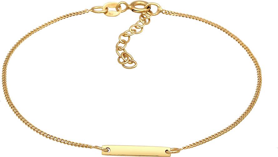 bestellen gravierbarer mit Platte 20458102 Silber ID-Armband - Armband gold 925 in Elli