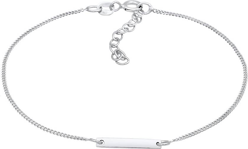 in ID-Armband 925 Silber silber mit gravierbarer Platte Armband Elli 20458101 - bestellen