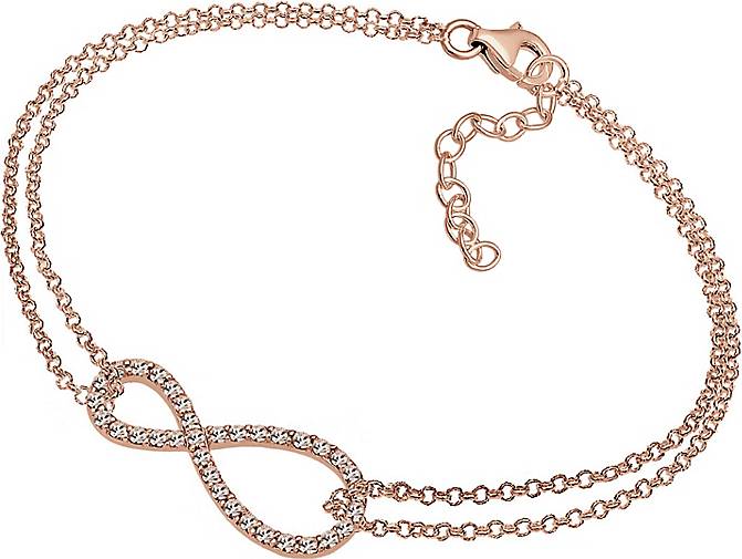 Elli Armband Infinity Kristalle 925 Silber In Gold Bestellen 20184202