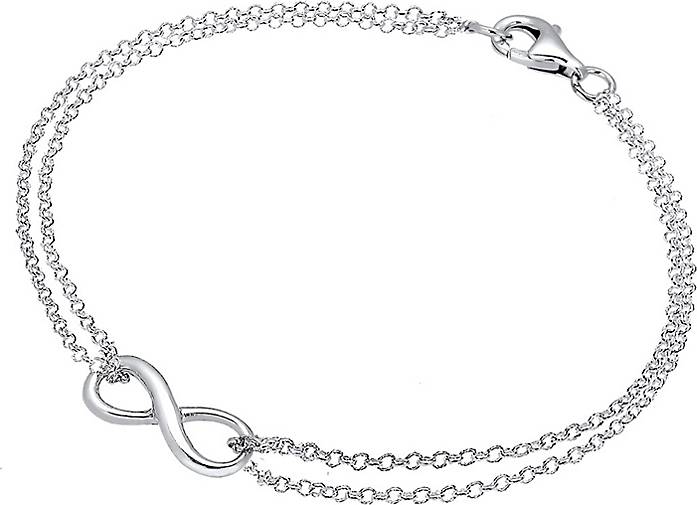 Elli Armband Infinity Symbol Love Unendlich 925 Sterling Silber in silber  bestellen - 92714801 | Silberarmbänder