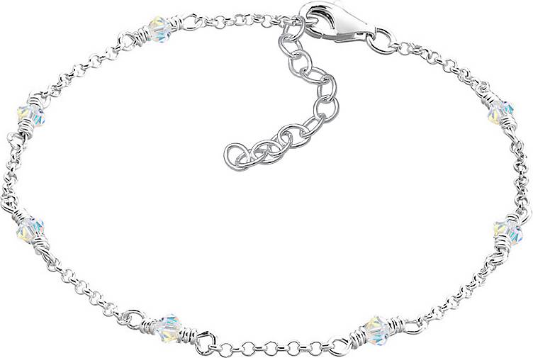 Elli Armband Klassiker Kristalle 925 Sterling Silber in weiß bestellen -  92815001