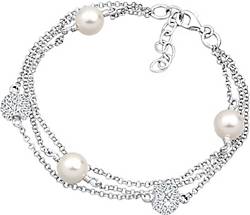 925 Elli in synthetischen Silber 97511001 weiß Perlen Elegant Kugel Armband bestellen -