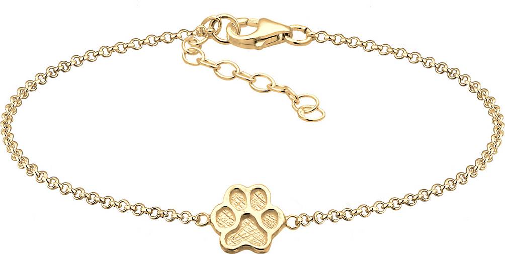 Elli Armband Pfote Symbol Hund in 925er bestellen gold - 93078701 Silber Tierfreund Katze