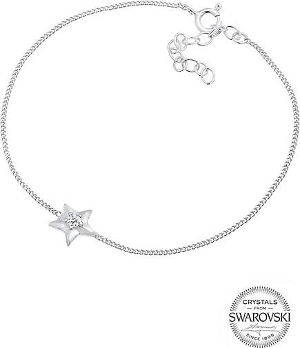 in bestellen - Silber Kristalle Armband silber Stern 925 Star Elli 92983801