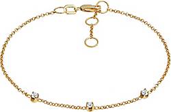 Elli DIAMONDS Armband Diamanten 375 - Gelbgold 93739201 Fein (0.09 Erbskette in gold bestellen ct.)