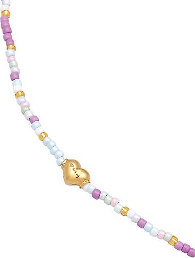 Elli Fußschmuck Herz Glas in bestellen gold 925 Sommer 24996201 Silber Beads - Style
