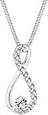 Elli Halskette Infinity Kristall 925 Sterling Silber