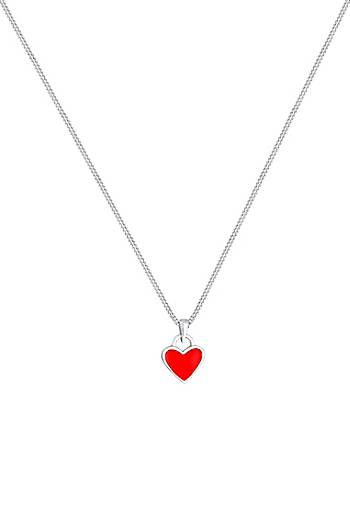 Herz Halskette Elli in Emaille bestellen Kinder Silber 93313501 silber 925 - Anhänger