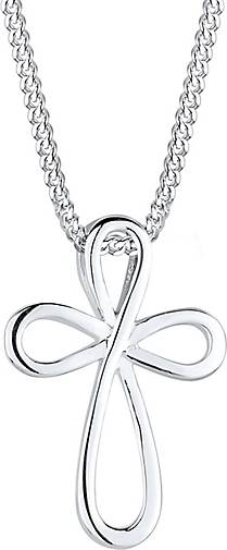Elli Halskette Kreuz Infinity 925 Sterling Silber