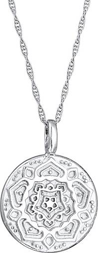 Elli Halskette Mandala Anhänger Rund 925 Silber in silber bestellen ...