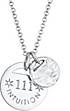 Elli Halskette Plättchen Organic - 111 Intuition 925 Silber