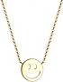 Elli Halskette Smiley Face Emoji Happy 925 Sterling Silber