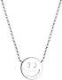 Elli Halskette Smiley Face Emoji Happy 925 Sterling Silber