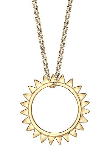 Elli Halskette Sonne Sommer Geo Astro Trend 925 Silber