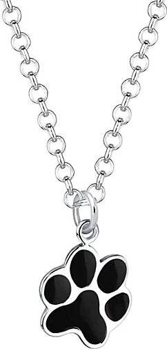 Elli Halskette Tier Pfote 925 Sterling Silber in schwarz bestellen -  98741302