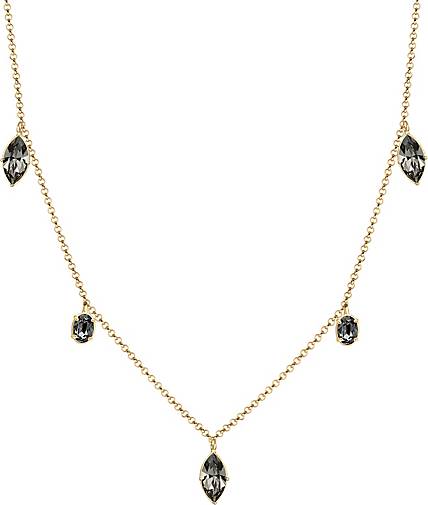 Elli Halskette Vintage Kristalle 925 Sterling Silber