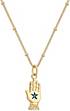 Elli Halskette Vintage Look Hand Kristalle 925 Silber