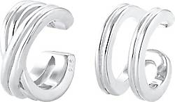 Elli Ohrringe Basic Set Earcuff Klemme Minimal Geo 925 Silber Elli Ohrringe Basic Set Earcuff Klemme Minimal Geo 925 Silber