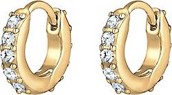 Elli Ohrringe Creolen Minimal Swarovski® Kristalle 925 Silber Elli Ohrringe Creolen Minimal Swarovski® Kristalle 925 Silber