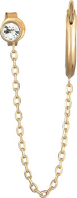 Elli Ohrringe Doppelter Piercing 2-Loch Ohrring 925 Silber in gold  bestellen - 16696301