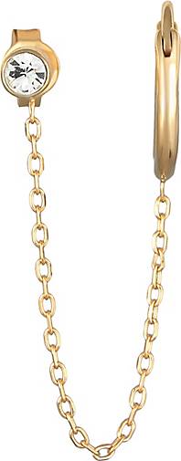 bestellen gold 16696301 - Piercing Elli Silber in 925 2-Loch Ohrring Ohrringe Doppelter