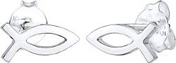 Elli Ohrringe Kinder Stecker Fisch Symbol Religion 925 Silber Elli Ohrringe Kinder Stecker Fisch Symbol Religion 925 Silber