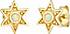 Elli Ohrringe Stern Astro Opal Vintage Style 925 Silber