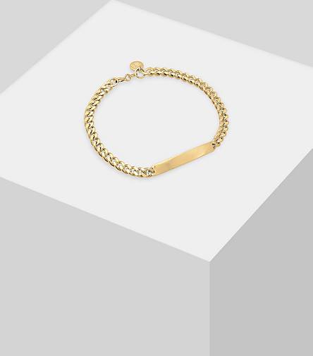 Gravur Armband ID-Armband in Schild - 96915301 bestellen PREMIUM gold Elli Silber 925 Platte