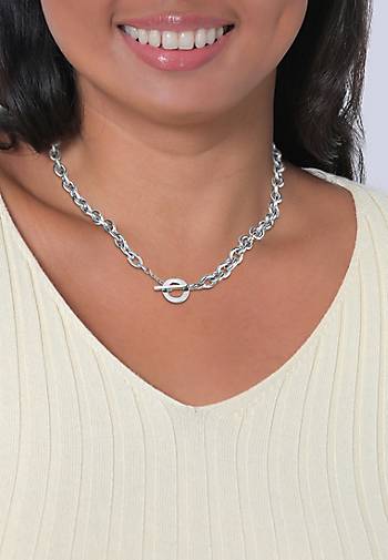 Elli PREMIUM Halskette Ankerkette Grob Glieder Unisex 925 Silber rhodiniert  in silber bestellen - 79742502