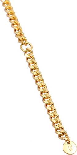 Elli PREMIUM Halskette 925 Trend - in 93010702 Verstellbar gold bestellen Silber Panzerkette Y-Kette