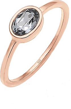 Elli Ring Bandring Geo Form Swarovski® Kristall 925 Silber Elli Ring Bandring Geo Form Swarovski® Kristall 925 Silber