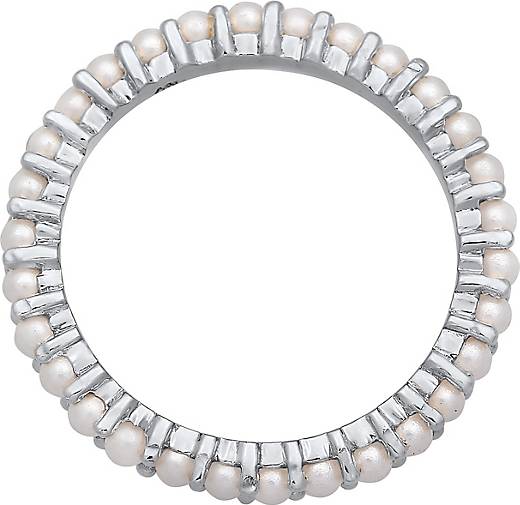 Elli Ring Bandring Memoire Glasperle 925 Sterling Silber in silber  bestellen - 20622701