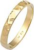 Elli Ring Basic Bandring Fein Gehämmert 925 Silber