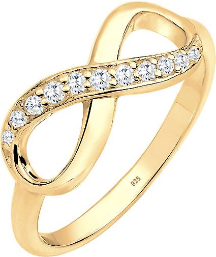 Elli Ring Infinity Zirkonia Eye Catcher 925 Sterling Silber