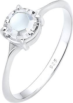 Elli Ring Solitär Verlobung Swarovski® Kristalle 925 Silber Elli Ring Solitär Verlobung Swarovski® Kristalle 925 Silber