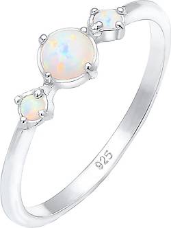 Elli Ring Trend Bandring Trio Geo Vintage Opale 925 Silber Elli Ring Trend Bandring Trio Geo Vintage Opale 925 Silber