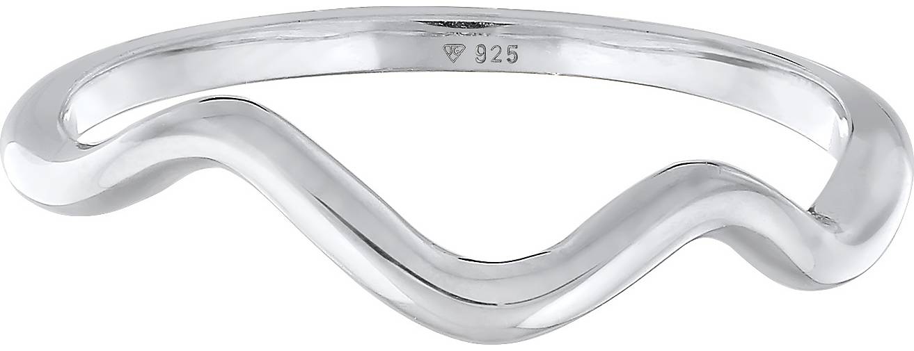 Elli Ring Wellen Minimal Geo 925 Silber 0611162116 