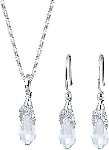 Elli Schmuckset Kristalle 925 Silber