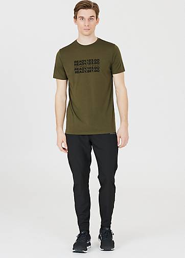Endurance T-Shirt Paikaer mit Quick-Dry-Technologie in khaki bestellen -  18490301