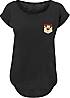 Envii Long Cut T-Shirt Looney Tunes Tasmanian Devil Face Faux Pocket