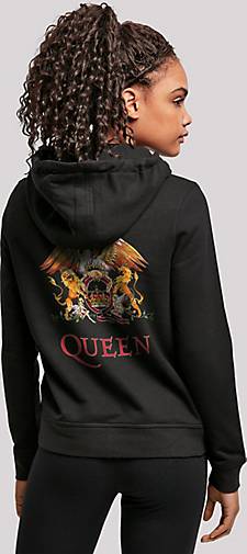 Basic Queen bestellen Band Hoodie Crest 26390101 Logo Classic schwarz in - F4NT4STIC