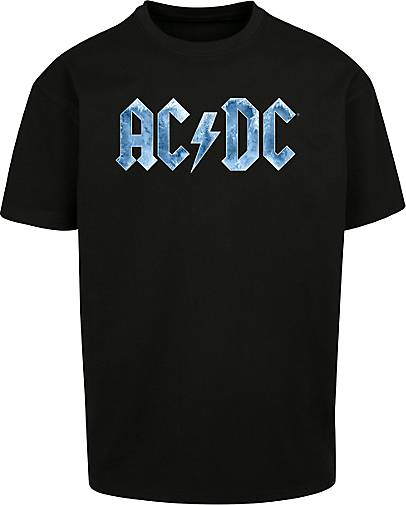 Band ACDC schwarz 22289201 F4NT4STIC Rock bestellen - in Logo Heavy Ice T-Shirt Blue Oversize